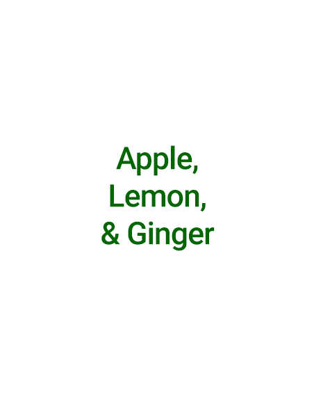Ingredients in Simplicity Cold-Pressed Juice: Fresh Air—Apple, lemon, & ginger.
