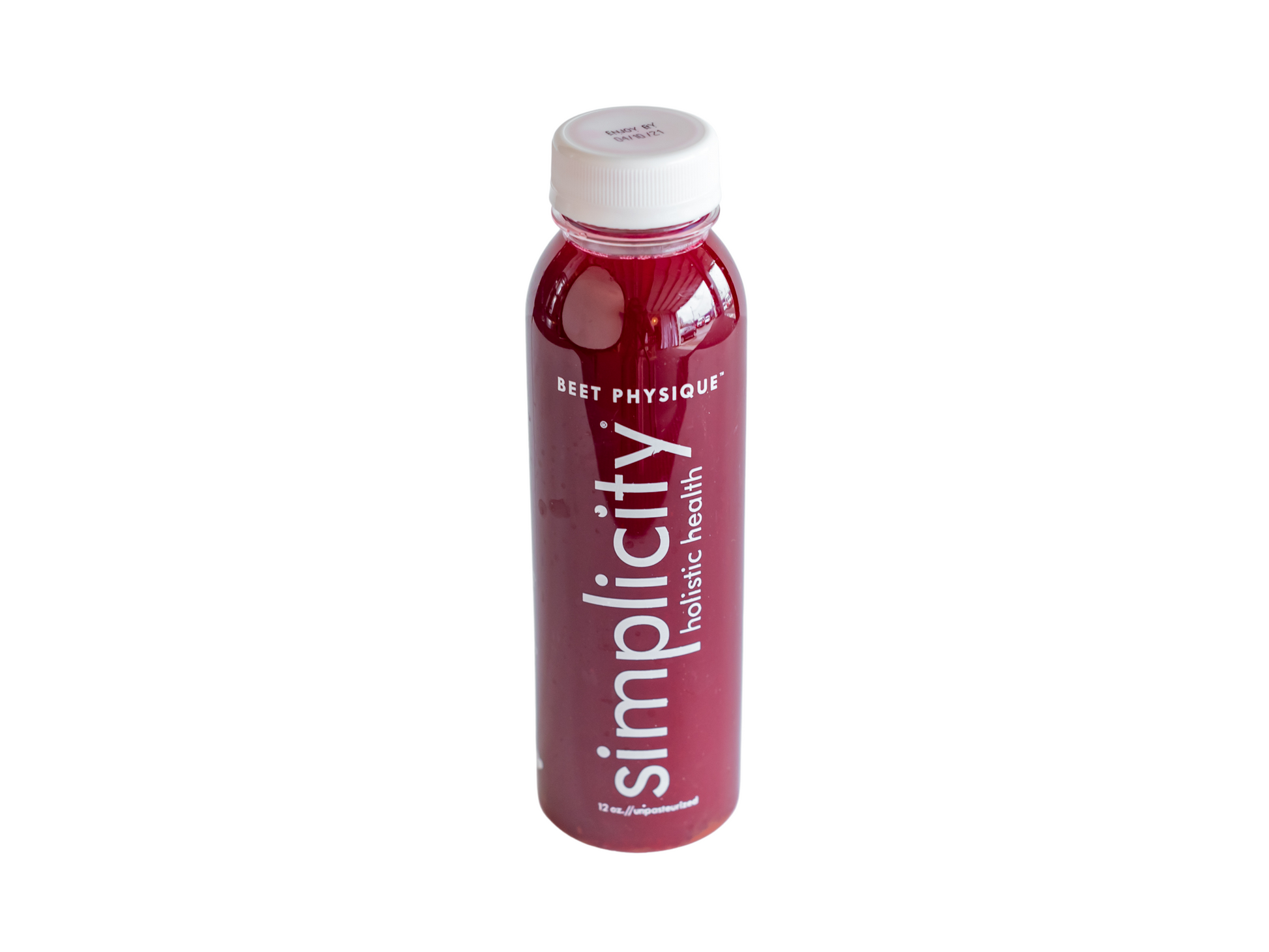 12-oz bottle of Simplicity Cold-Pressed Juice: Beet Physique